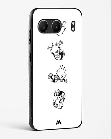 Calvin Hobbes Falling Glass Case Phone Cover (OnePlus)