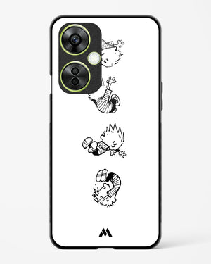 Calvin Hobbes Falling Glass Case Phone Cover (OnePlus)