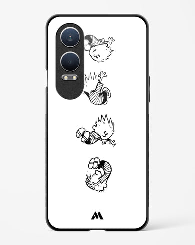 Calvin Hobbes Falling Glass Case Phone Cover (OnePlus)