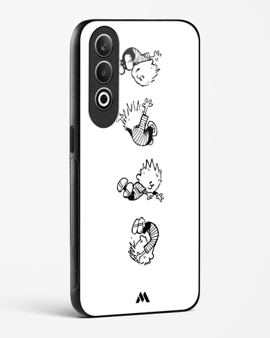Calvin Hobbes Falling Glass Case Phone Cover (OnePlus)
