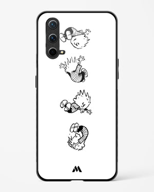 Calvin Hobbes Falling Glass Case Phone Cover (OnePlus)