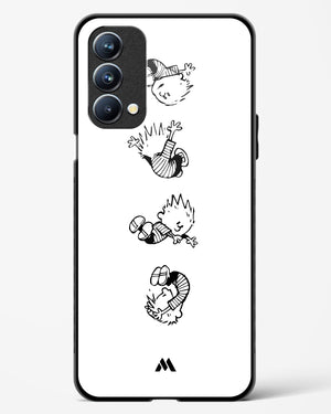 Calvin Hobbes Falling Glass Case Phone Cover (Oppo)