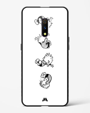 Calvin Hobbes Falling Glass Case Phone Cover (Oppo)