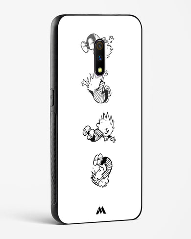 Calvin Hobbes Falling Glass Case Phone Cover (Oppo)