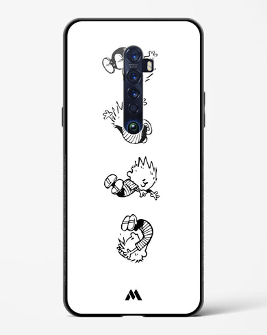 Calvin Hobbes Falling Glass Case Phone Cover (Oppo)