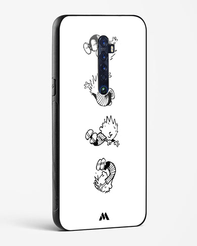 Calvin Hobbes Falling Glass Case Phone Cover (Oppo)