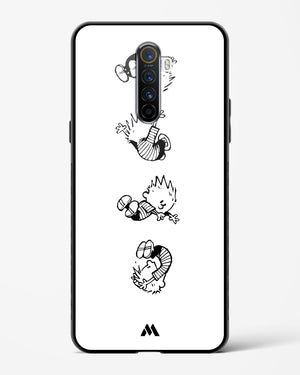 Calvin Hobbes Falling Glass Case Phone Cover (Oppo)