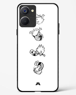 Calvin Hobbes Falling Glass Case Phone Cover (Realme)