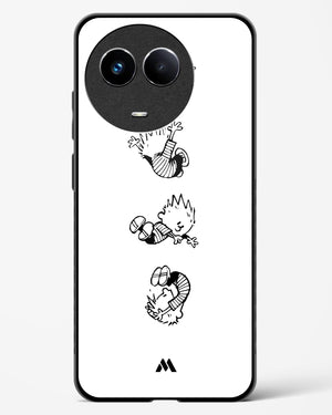 Calvin Hobbes Falling Glass Case Phone Cover-(Realme)