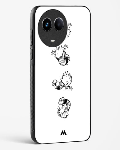 Calvin Hobbes Falling Glass Case Phone Cover (Realme)