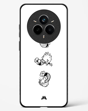 Calvin Hobbes Falling Glass Case Phone Cover (Realme)