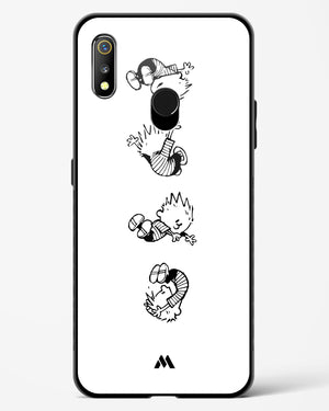 Calvin Hobbes Falling Glass Case Phone Cover-(Realme)