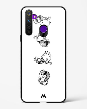 Calvin Hobbes Falling Glass Case Phone Cover (Realme)