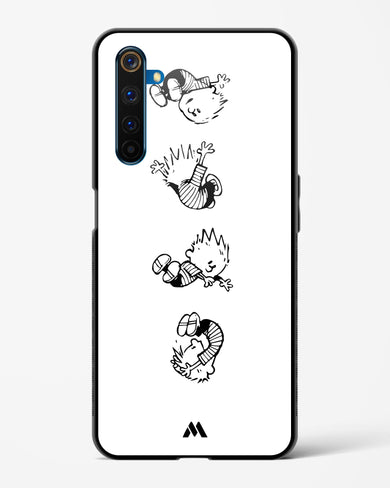 Calvin Hobbes Falling Glass Case Phone Cover (Realme)