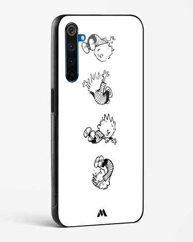 Calvin Hobbes Falling Glass Case Phone Cover (Realme)