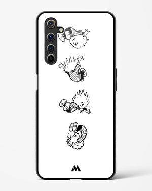 Calvin Hobbes Falling Glass Case Phone Cover-(Realme)