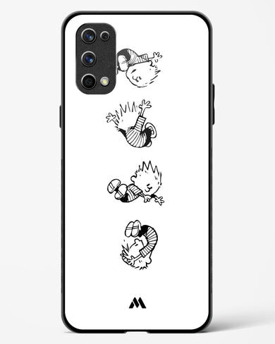 Calvin Hobbes Falling Glass Case Phone Cover (Realme)