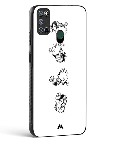 Calvin Hobbes Falling Glass Case Phone Cover (Realme)