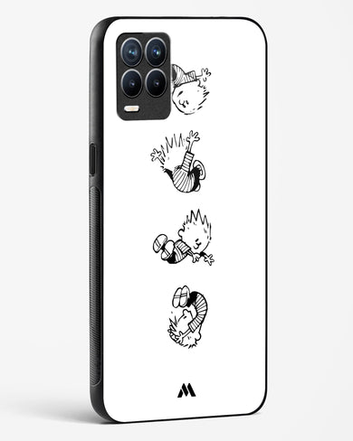Calvin Hobbes Falling Glass Case Phone Cover (Realme)