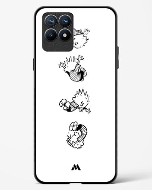 Calvin Hobbes Falling Glass Case Phone Cover-(Realme)