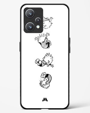 Calvin Hobbes Falling Glass Case Phone Cover-(Realme)