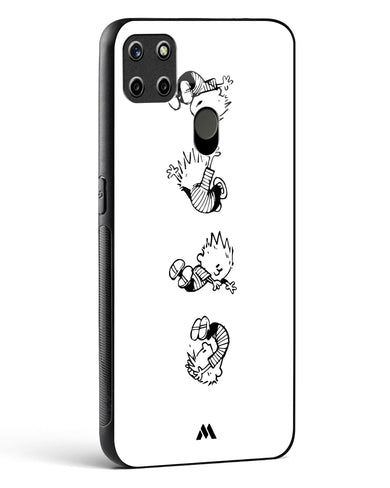 Calvin Hobbes Falling Glass Case Phone Cover (Realme)