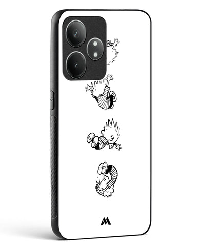 Calvin Hobbes Falling Glass Case Phone Cover (Realme)