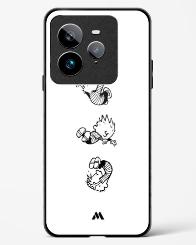 Calvin Hobbes Falling Glass Case Phone Cover (Realme)