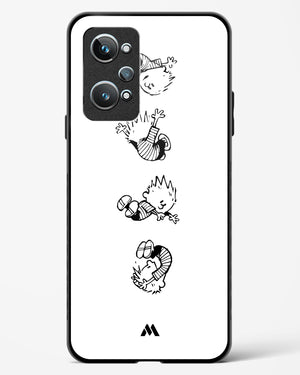 Calvin Hobbes Falling Glass Case Phone Cover-(Realme)