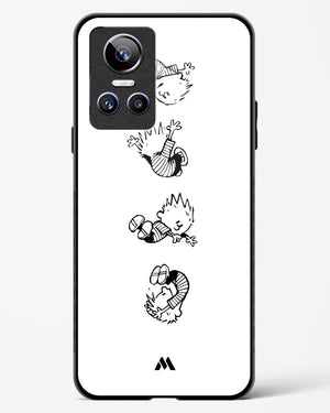 Calvin Hobbes Falling Glass Case Phone Cover (Realme)