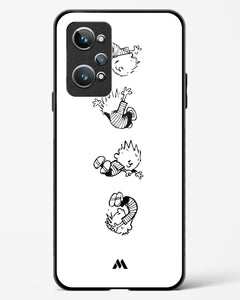 Calvin Hobbes Falling Glass Case Phone Cover (Realme)