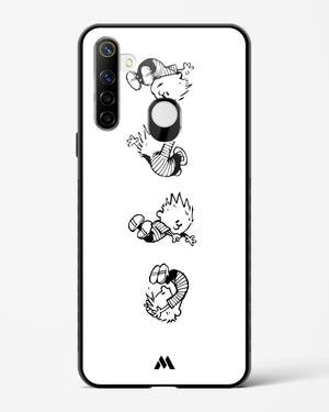 Calvin Hobbes Falling Glass Case Phone Cover (Realme)