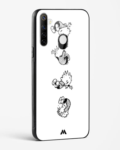 Calvin Hobbes Falling Glass Case Phone Cover (Realme)
