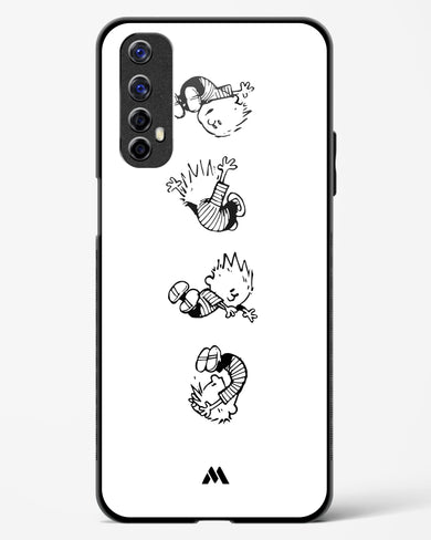 Calvin Hobbes Falling Glass Case Phone Cover (Realme)