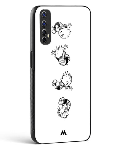 Calvin Hobbes Falling Glass Case Phone Cover (Realme)