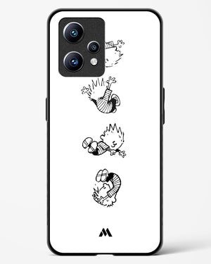 Calvin Hobbes Falling Glass Case Phone Cover (Realme)