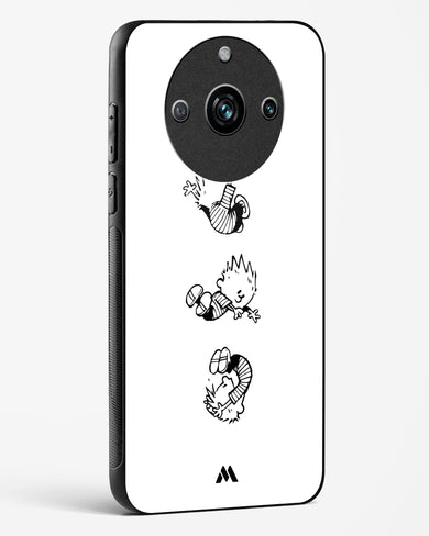 Calvin Hobbes Falling Glass Case Phone Cover (Realme)