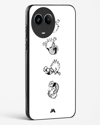 Calvin Hobbes Falling Glass Case Phone Cover (Realme)