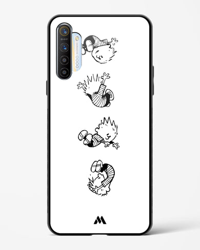 Calvin Hobbes Falling Glass Case Phone Cover (Realme)