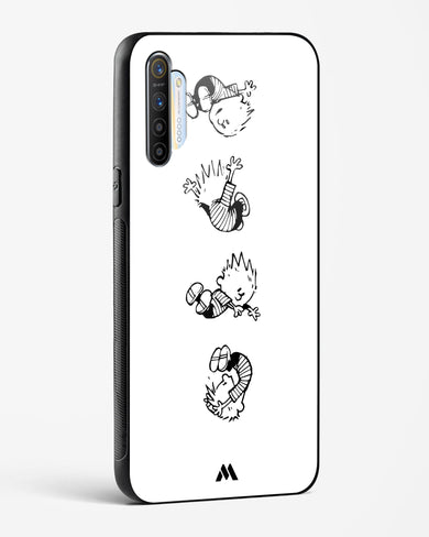 Calvin Hobbes Falling Glass Case Phone Cover (Realme)