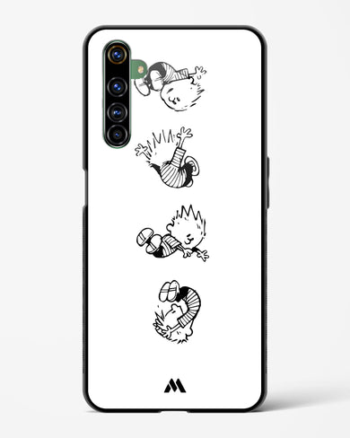 Calvin Hobbes Falling Glass Case Phone Cover (Realme)
