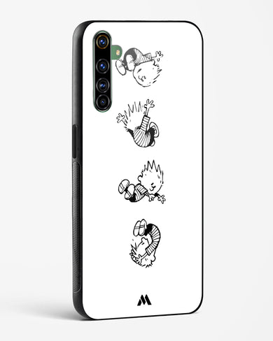 Calvin Hobbes Falling Glass Case Phone Cover (Realme)