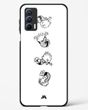 Calvin Hobbes Falling Glass Case Phone Cover-(Realme)