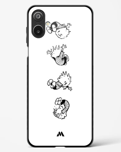 Calvin Hobbes Falling Glass Case Phone Cover (Samsung)