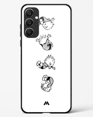 Calvin Hobbes Falling Glass Case Phone Cover (Samsung)