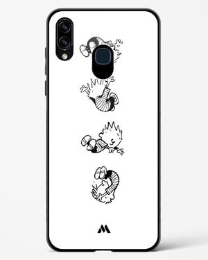 Calvin Hobbes Falling Glass Case Phone Cover-(Samsung)