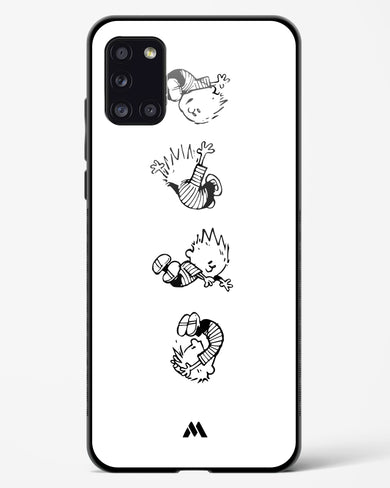 Calvin Hobbes Falling Glass Case Phone Cover (Samsung)