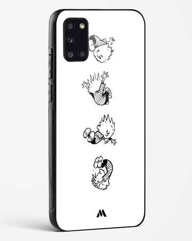 Calvin Hobbes Falling Glass Case Phone Cover (Samsung)