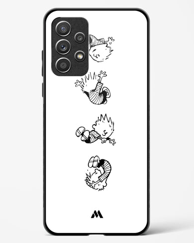 Calvin Hobbes Falling Glass Case Phone Cover (Samsung)