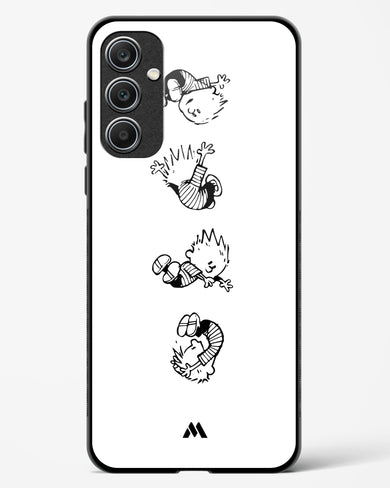 Calvin Hobbes Falling Glass Case Phone Cover (Samsung)